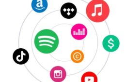 streaming music service icons